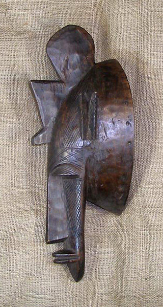 African Bambara Mask 17 Left Side