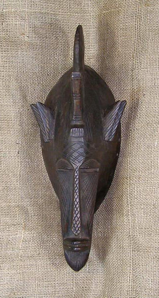 African Bambara Mask 18 front