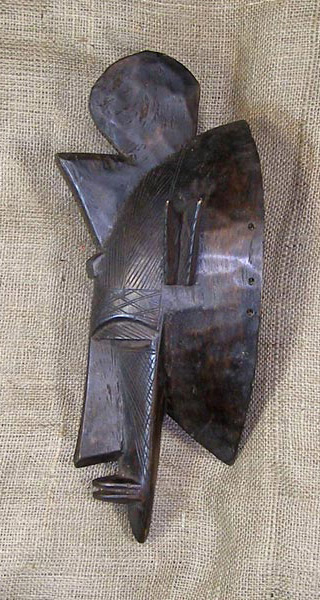 African Bambara Mask 18 Left Side