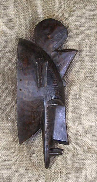 African Bambara Mask 18 Right Side