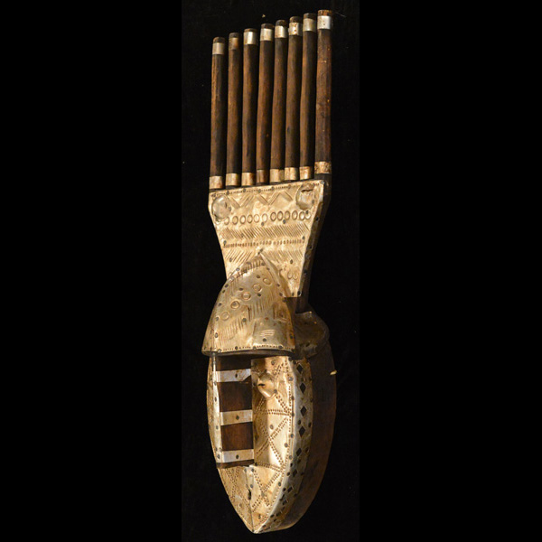 African Bambara Mask 28 Left Angle