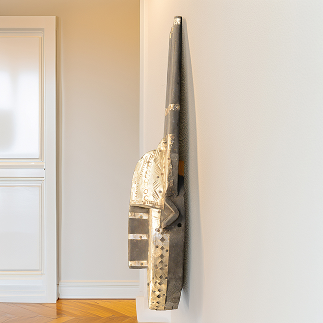 African Bambara mask 37 left side