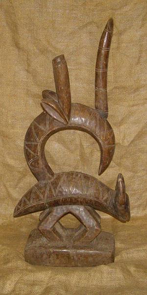 African Bambara Mask 6 Right Side