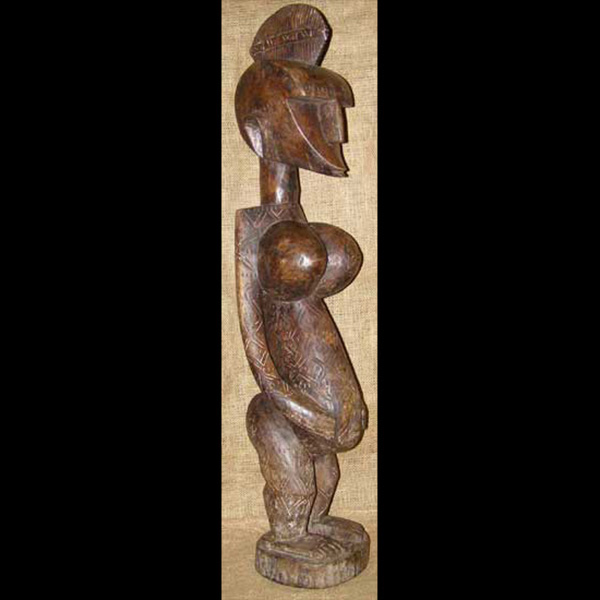African Bambara Fertility Statue