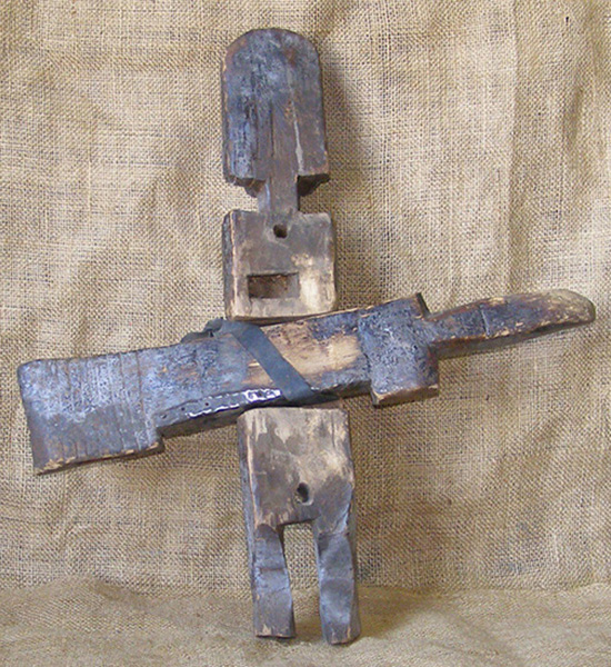 African Bambara Door Lock 1 Left Angle
