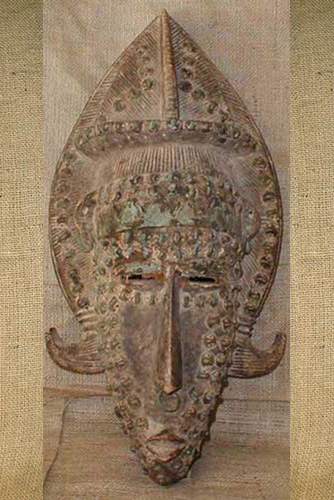 African Bambara Mask front