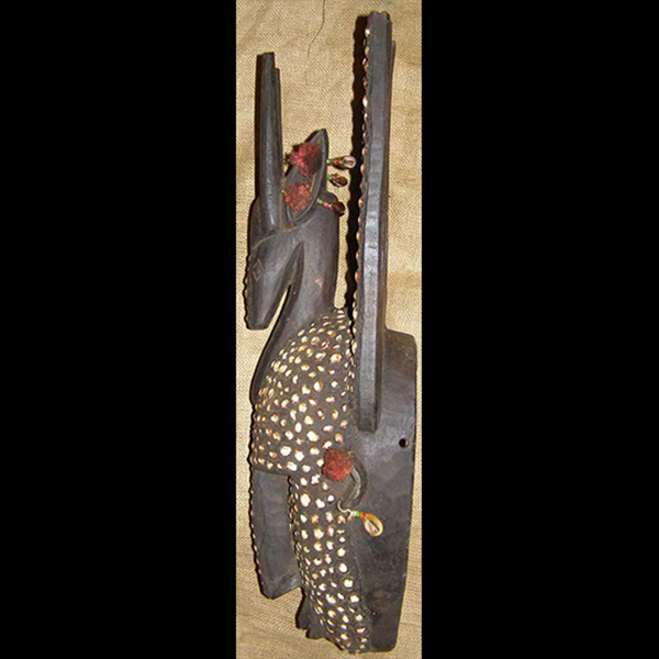 African Bambara Mask 10 Left Angle
