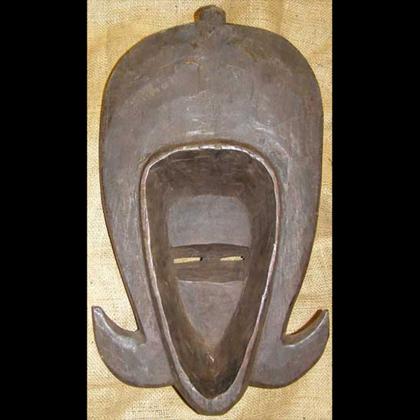 African Bambara Mask 12 left side