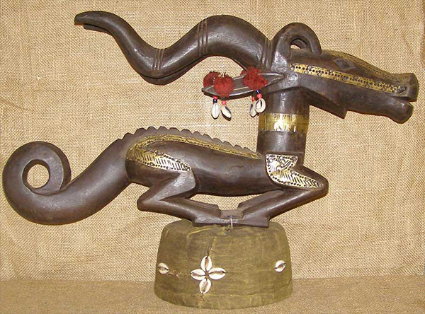 African Bambara Chiwara Headdress 3 Left Angle