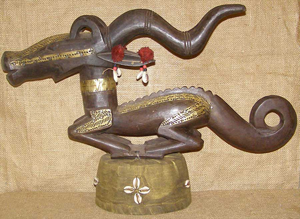African Bambara Chiwara Headdress 3 front