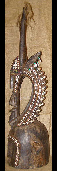 Bambara Chiwara Helmet 1 Left