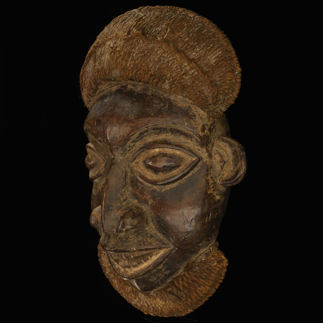 African Bamileke Mask 2 Left Angle