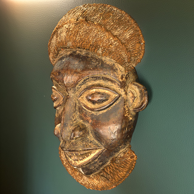 African Bamileke Mask 2 Left Angle