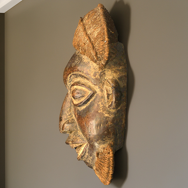 African Bamileke Mask 2 left side