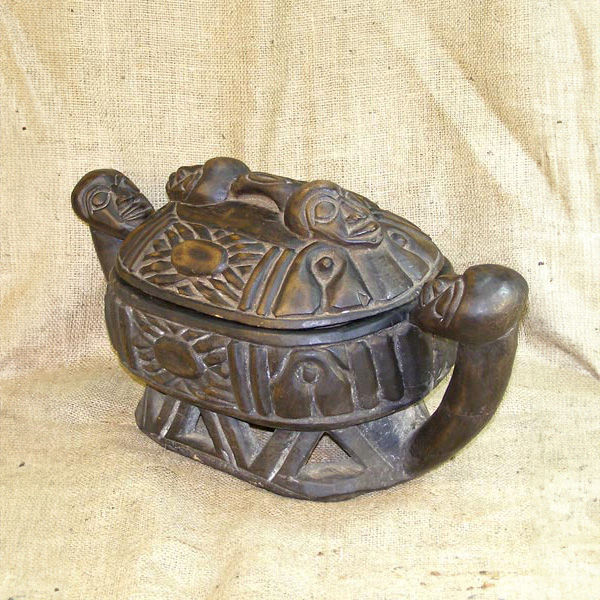 Bamileke medicine pot 1 Right Side