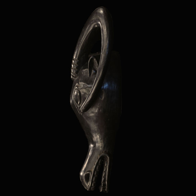 Bamileke Ram Mask 18 left side