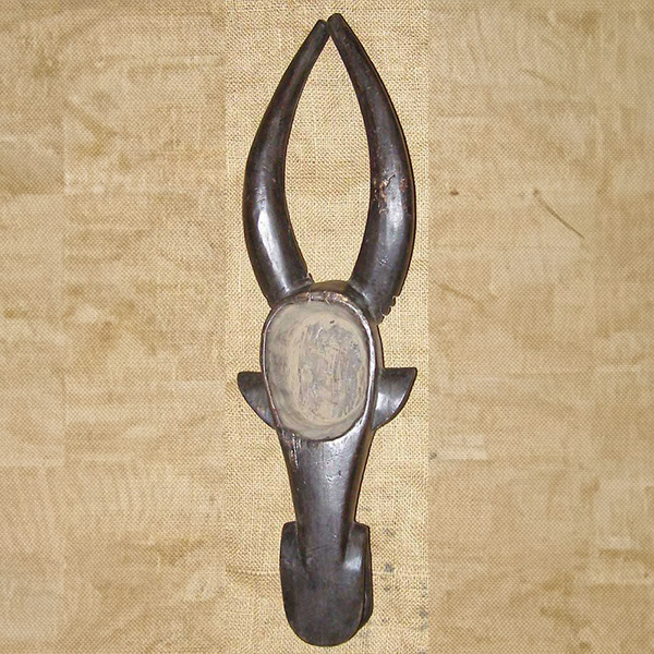 Bamileke Buffalo Buffalo Mask Left