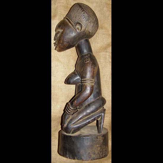 Bamileke Statue Left Angle