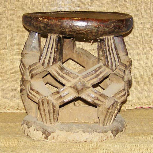 Bamileke Stool 1 front