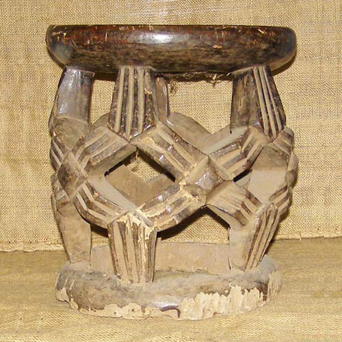 Bamileke Stool 1 Left Angle