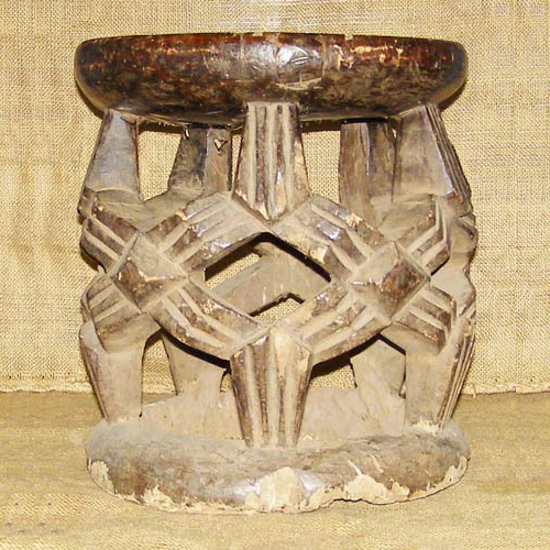 Bamileke Stool 1 Left