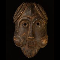 African Bamum Mask Front
