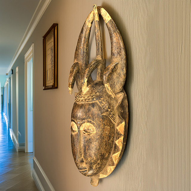 African Baule mask 108 Left Angle