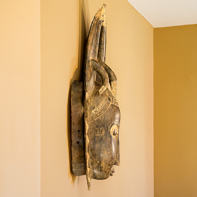 African Baule mask 108 Right Side