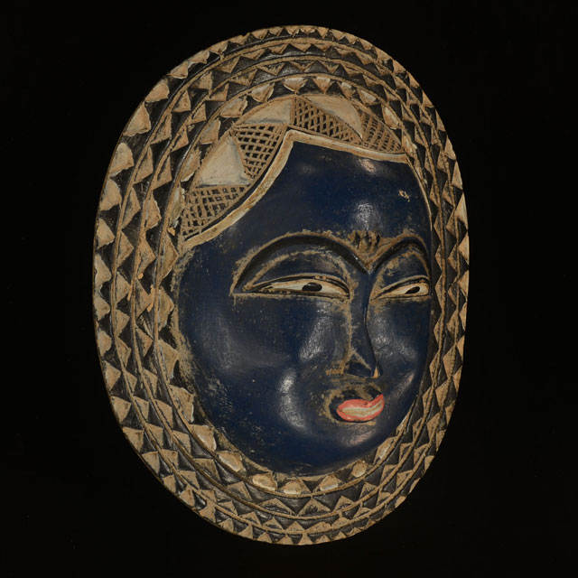 African Baule moon mask 112