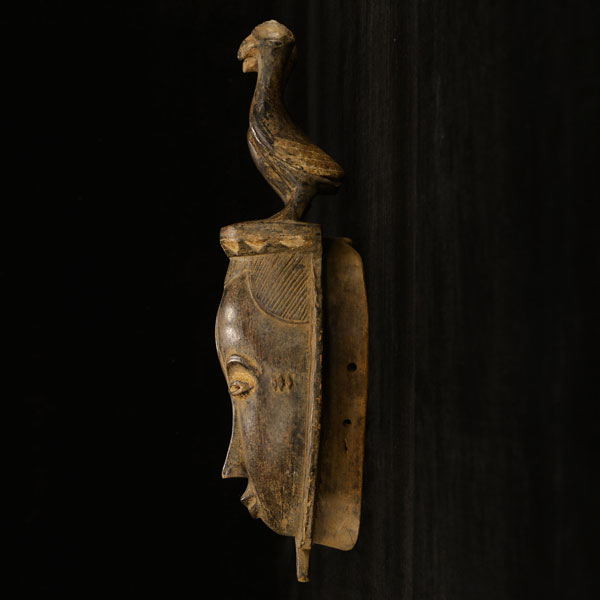 African Baule mask 109 left side