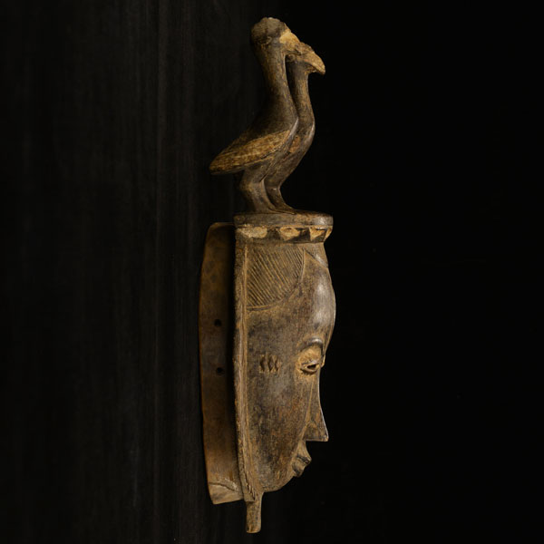 African Baule mask 109 Right Side
