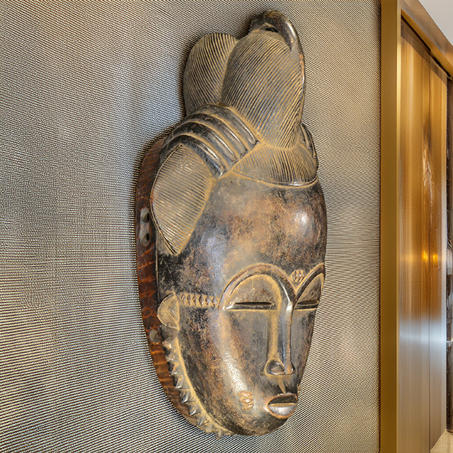 African Baule mask 129
