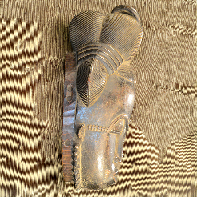 African Baule mask 129 Right Side