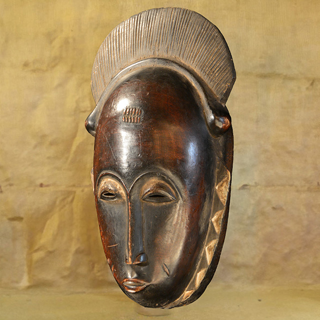 African Baule mask 141 Left Angle
