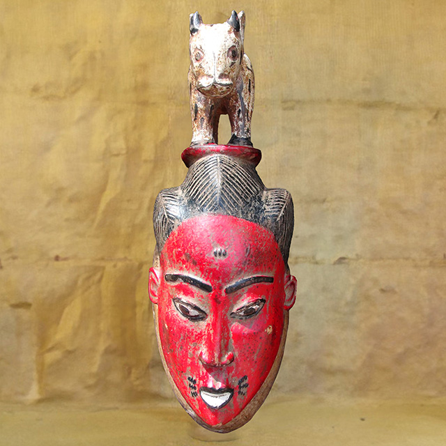 African baule mask