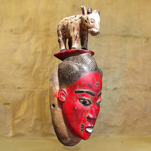 African Baule mask 144