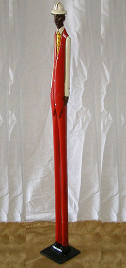Baule Colonial Statue 2 Left Angle