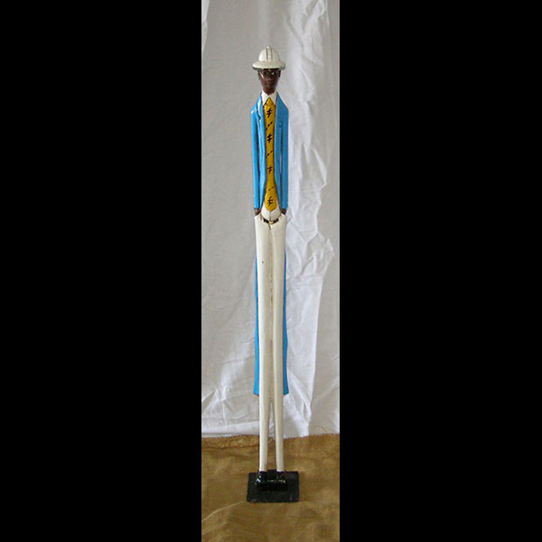 Baule Colonial Statue 1 front