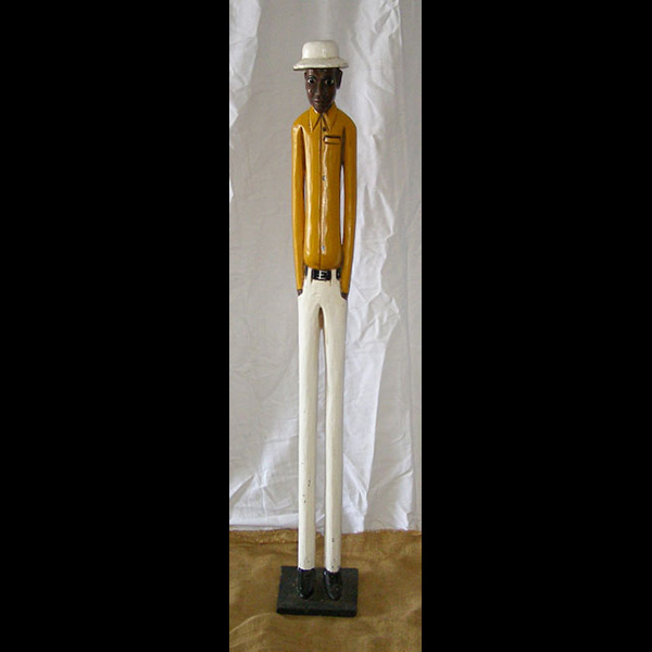 Baule Colonial Statue 5 front