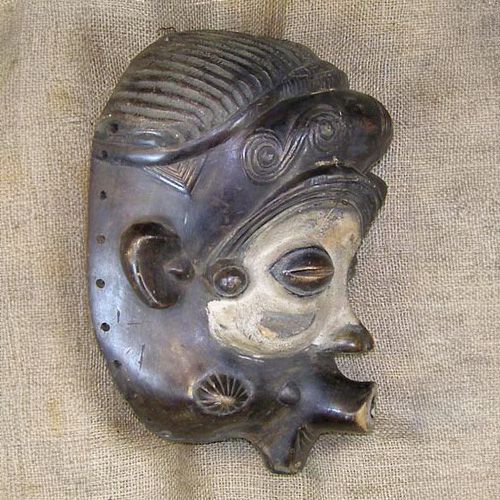 Bena Lulua Mask 1 Right Side