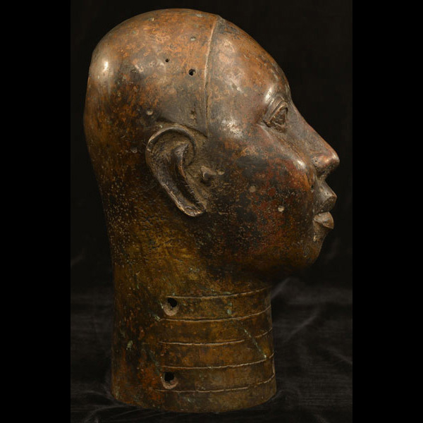 African Benin Bronze 28 Right Side