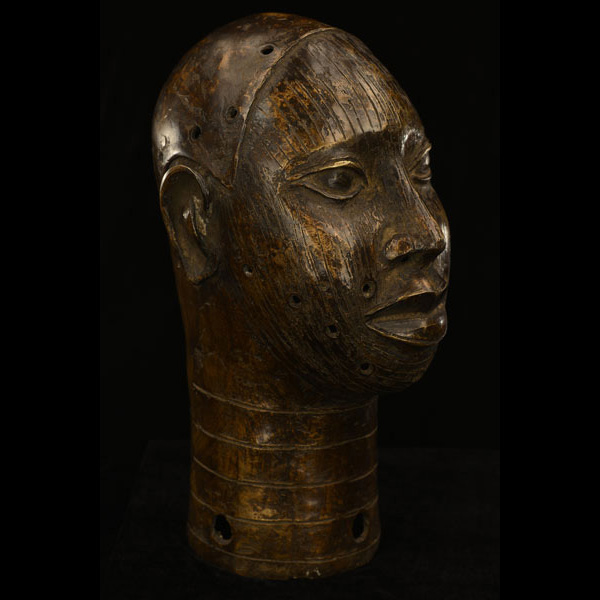 African Benin Bronze 29 Right Angle