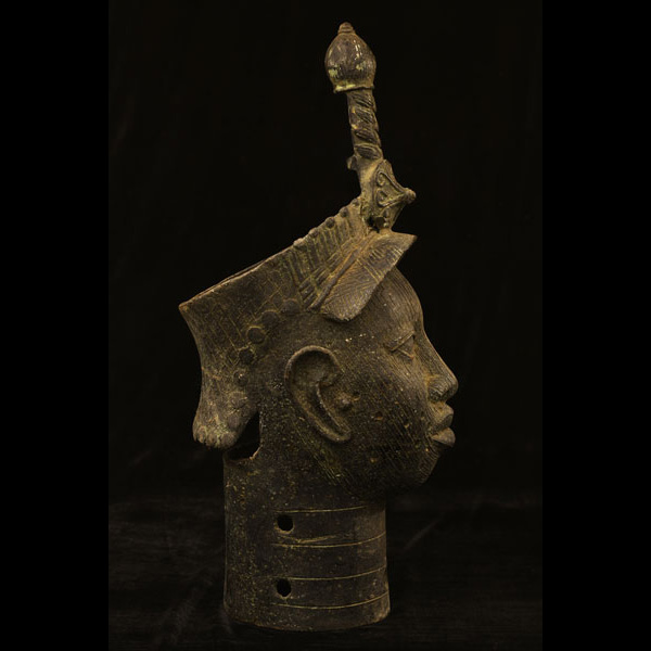 African Benin Bronze 30 Right Side
