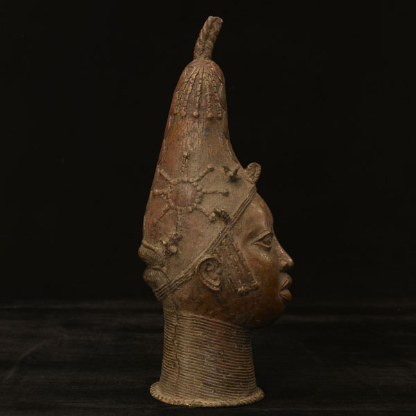 African Benin Ile-Ife Bronze 5 Right Side
