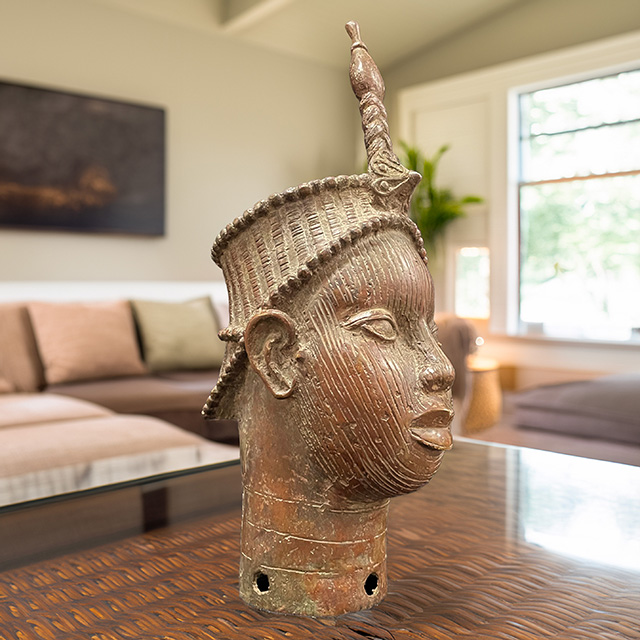 African Benin Ile-Ife bronze 52