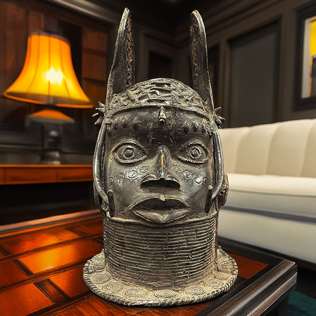 African Benin Ile-Ife bronze 68
