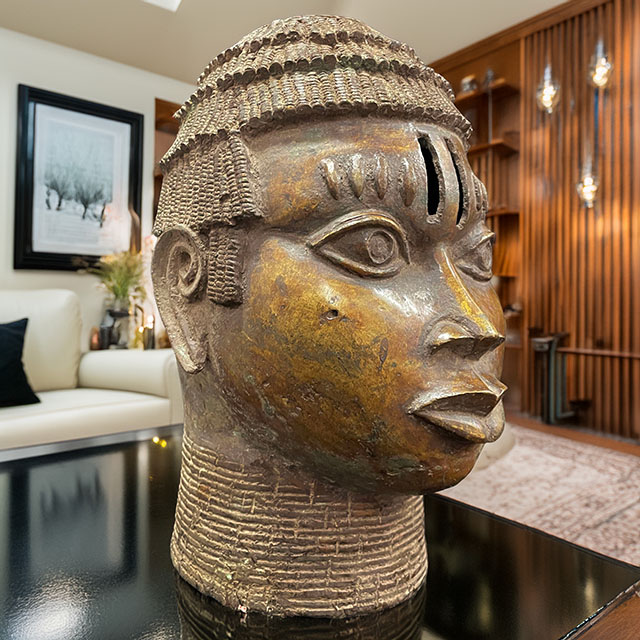 African Benin Ile-Ife bronze 69