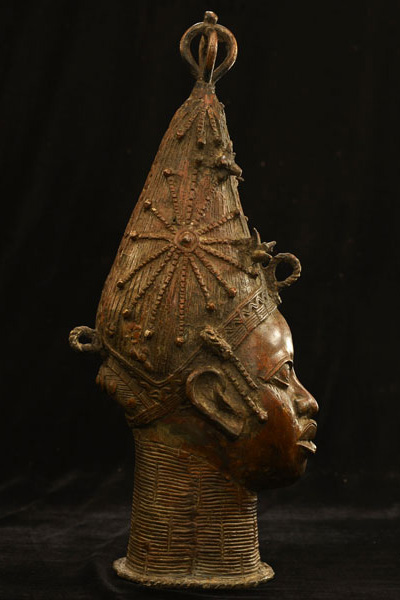 African Benin Ile-Ife Bronze 35 Right Side