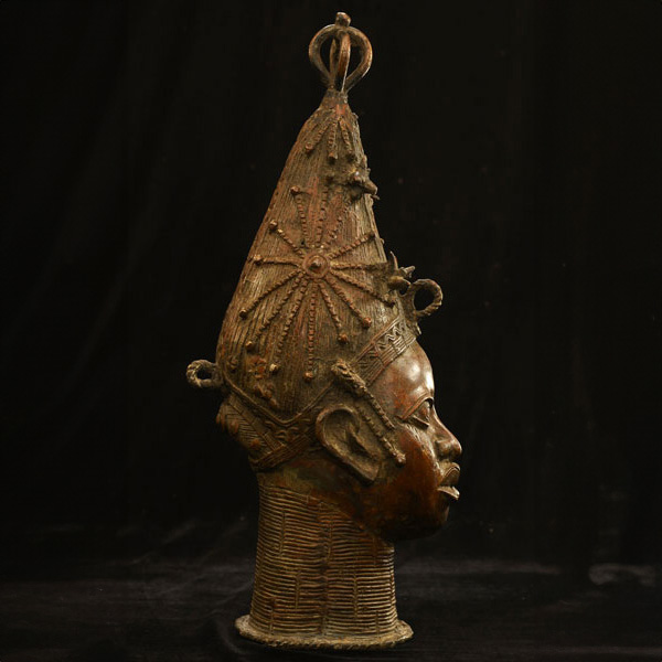 African Benin Ile-Ife Bronze 35 Right Side