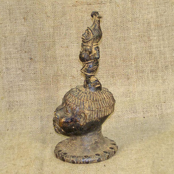 African Benin Bronze 14 Left